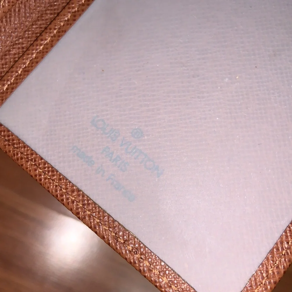 Authentic Louis Vuitton Taiga Leather ID / Card Holder